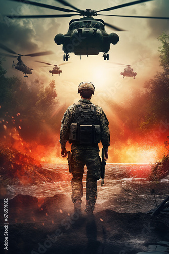 Military poster design