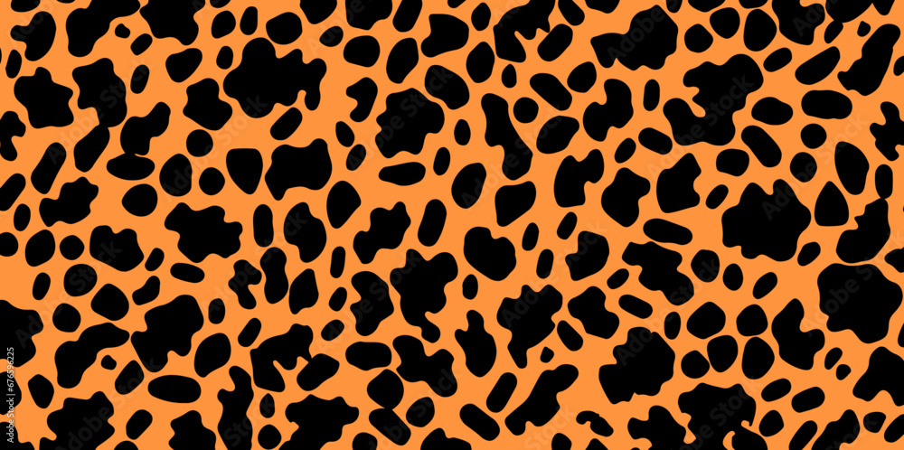 Fototapeta premium leopard pattern print animal skin textured