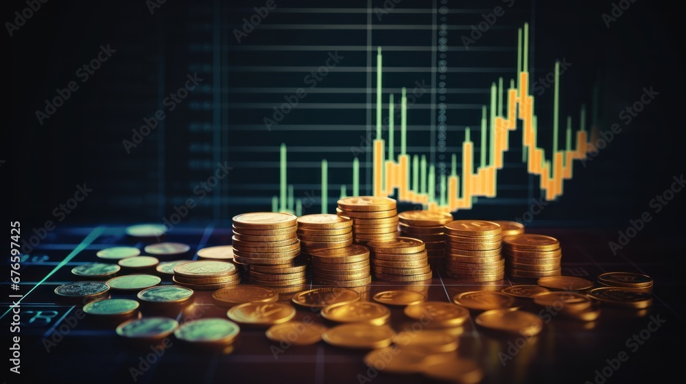 coin stacking and the financial business, graph stock financial, save, money, banking, wealth, finance, invest, gold, currency, economy, cash, growth, accounting coin stacking and the financial business, graph stock financial, save, money, banking, wealth, finance, invest, gold, currency, economy, cash, growth, accounting