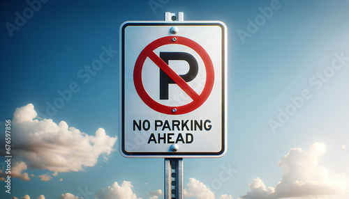 Warning: Road Closed Sign1 - Generative AI