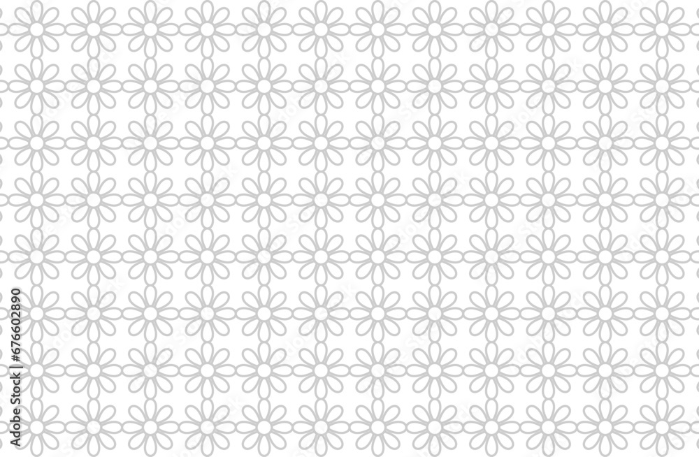 floral and plant seamless pattern background