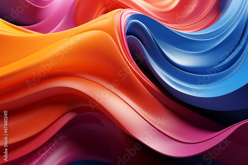 Wallpaper Mural Color Curves Abstract Wallpaper, A Mesmerizing Display of Vibrant Swirls and Dynamic Waves for Digital Creativity Torontodigital.ca
