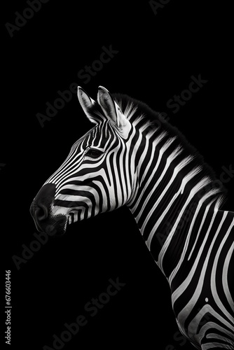 a close up of a zebra © Gheorghe