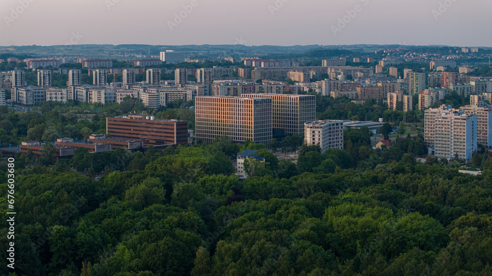 Obraz premium Krakow blokowisko Malopolska