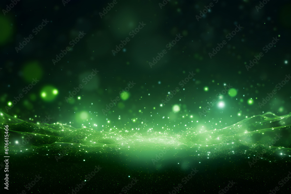Green abstract art for backgrounds and wallpapers