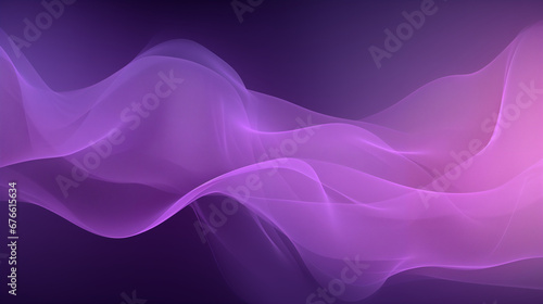 An abstract background of purple light and mesh technology. Generative AI. 