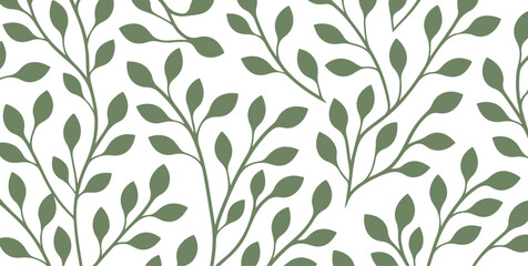 Keuken achterwand Planten patronen Elegant abstract bladmotief lichte tinten  © pickypix