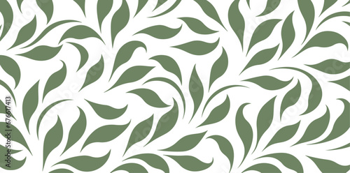 leaf pattern Seamless Elegant abstract background  photo
