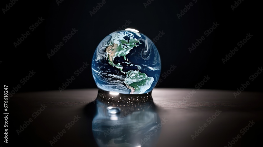 World water Day concept,Water drop with earth world,wallpaper background 