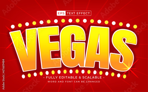 Vegas editable text style effect - game text style theme