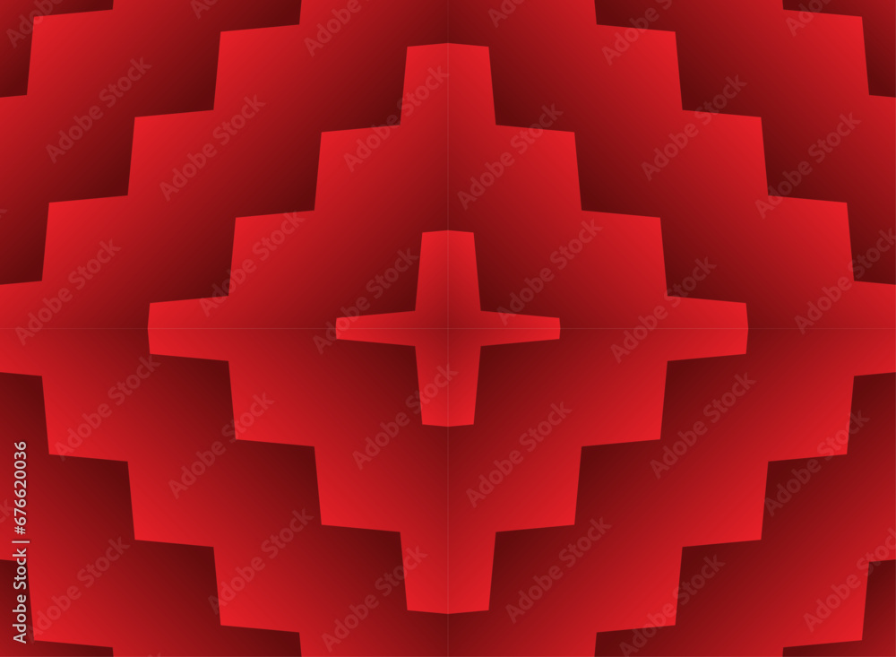 Obraz premium Red abstract background. Celebration, holiday, invitation, banner, poster, greeting card, party.
