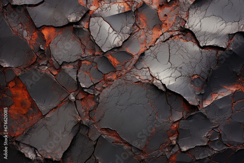 Cracked pyromet metal alloy, surface material texture © Castle Studio