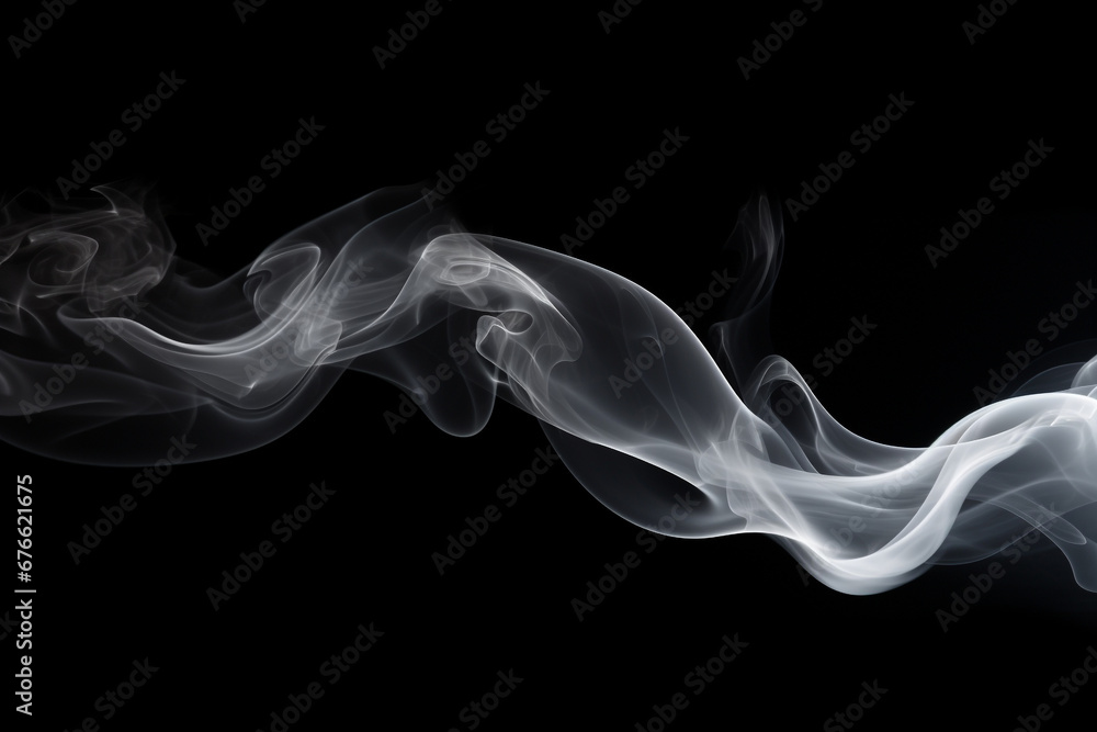 Abstract white smoke in motion. Smoke, Cloud of cold fog in black background. Light, white, fog, cloud, black background Abstract white smoke in motion. Smoke, Cloud of cold fog in black background. Light, white, fog, cloud, black background