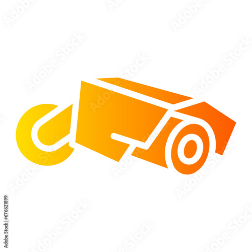 cctv Gradient icon