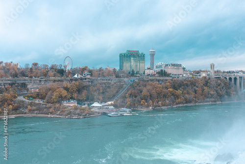 Niagara falls panorama