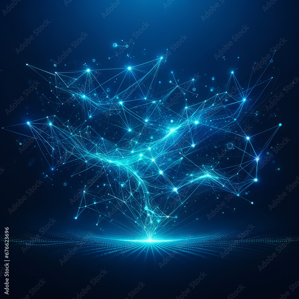 AI Network Abstract Intelligence Network AI Network Abstract Intelligence Network