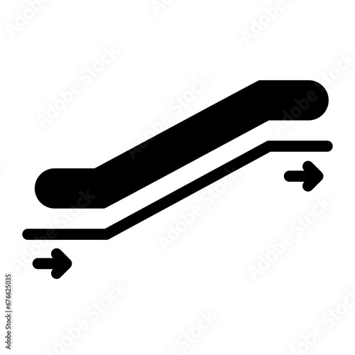 escalator Solid icon