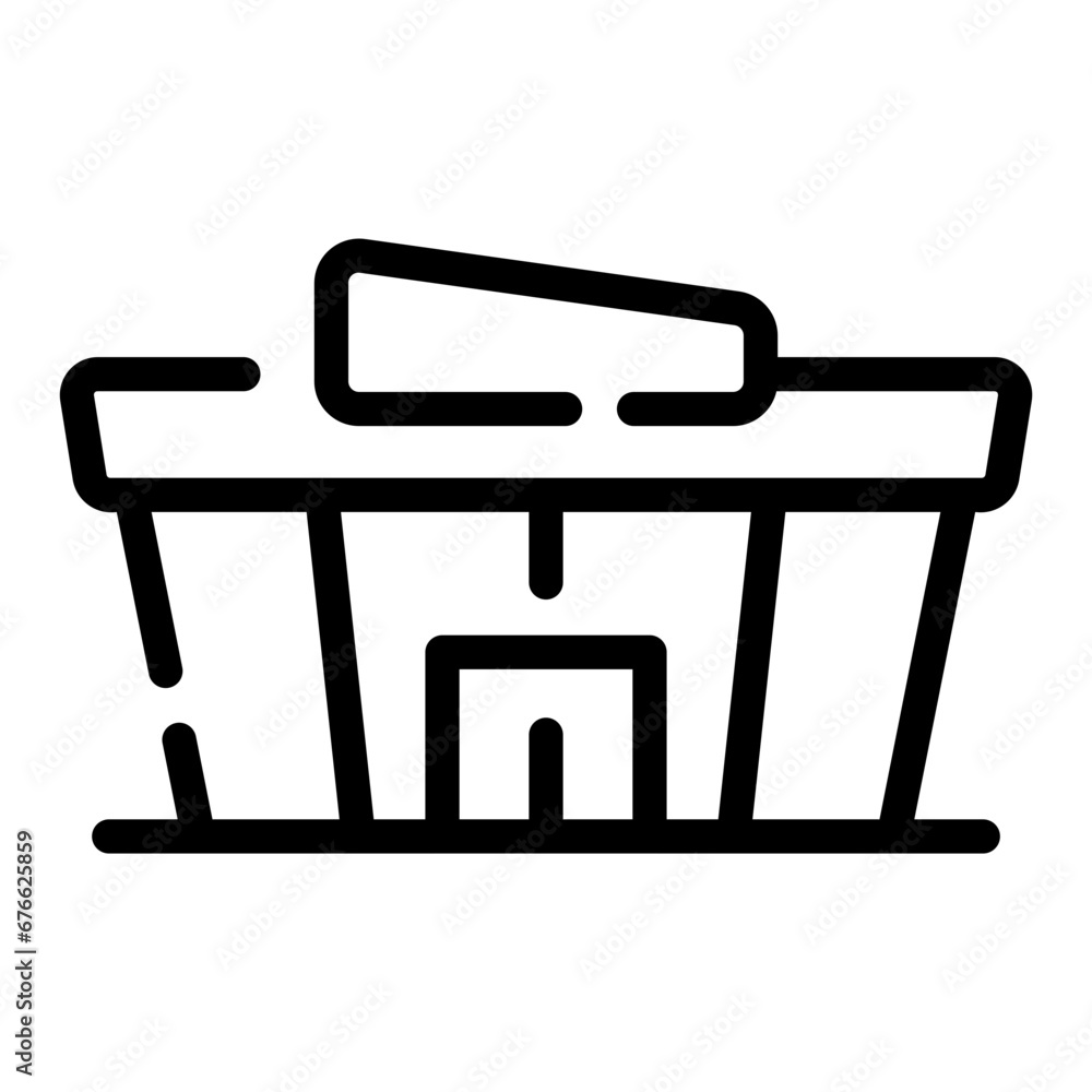 mall Line Icon mall Line Icon