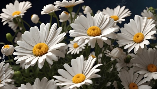 Certainly Beauty in Nature  Delicate White Daisy Blossom Close-Up 