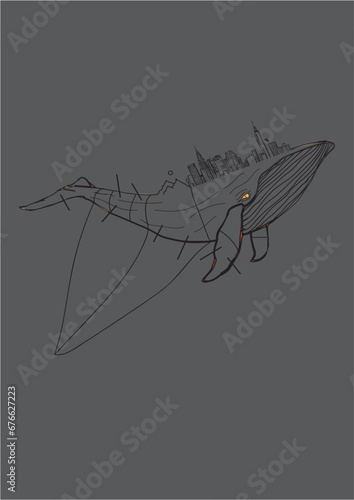 illustration of a while