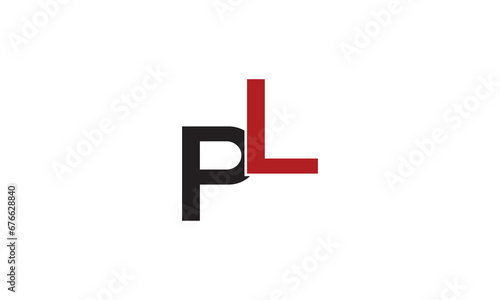 Letter LP logo design template vector illustration