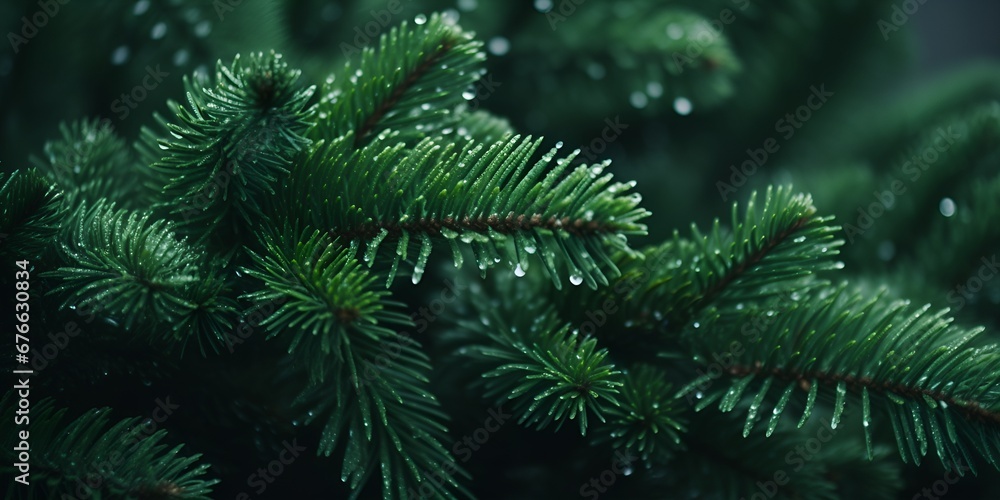 Winter Elegance, Close Up of Christmas Tree in Transparent Water, Perfect for Holiday Themes Winter Elegance, Close Up of Christmas Tree in Transparent Water, Perfect for Holiday Themes