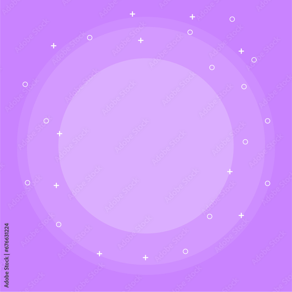Obraz premium Vector abstract purple geometric circle background