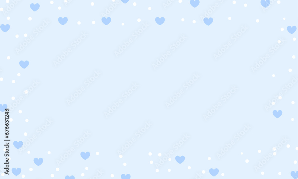 Vector blue hearts background design vector Vector blue hearts background design vector