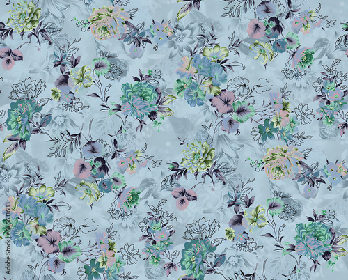 Seamless Pattern Background Uniform