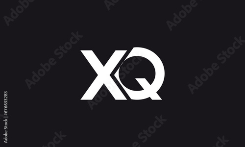 QX or XQ Alphabet Letters Icon Logo Vector