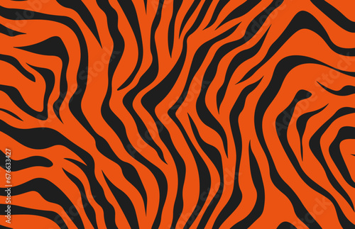 tiger skin stripes pattern background
