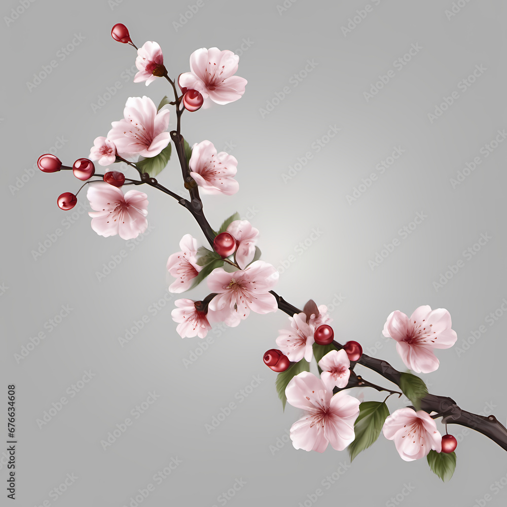 Fototapeta premium Abildung Rose Blume Design