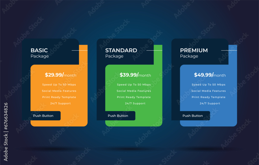 Pricing table design template for websites, Pricing table design, Hosting table banner Pricing table design template for websites, Pricing table design, Hosting table banner