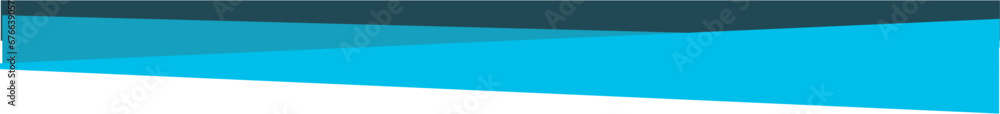 Fototapeta premium Elegant Header Shape Design Element Isolated Vector