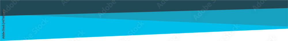 Fototapeta premium Elegant Header Shape Design Element Isolated Vector