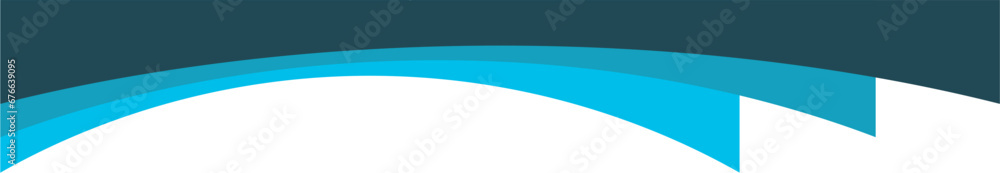 Elegant Header Shape Design Element Isolated Vector Elegant Header Shape Design Element Isolated Vector