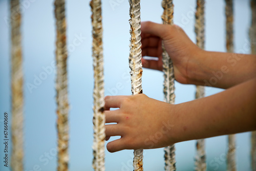 prisoner's hands photo