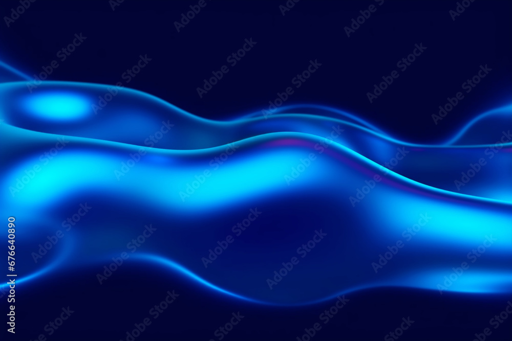 3D Render of Abstract Blue Glowing Flowing Gradient Mesh Background 3D Render of Abstract Blue Glowing Flowing Gradient Mesh Background