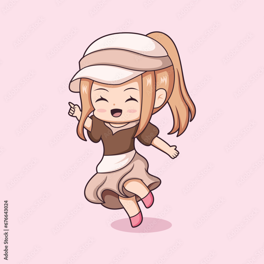 Chibi Anime Character Design Illustration Chibi Anime Character Design Illustration