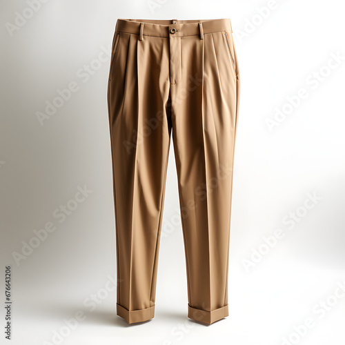  Linen pants isolated on white background