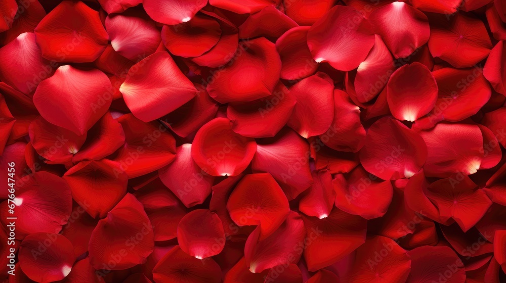 Beautiful red rose petals as background, top view Beautiful red rose petals as background, top view