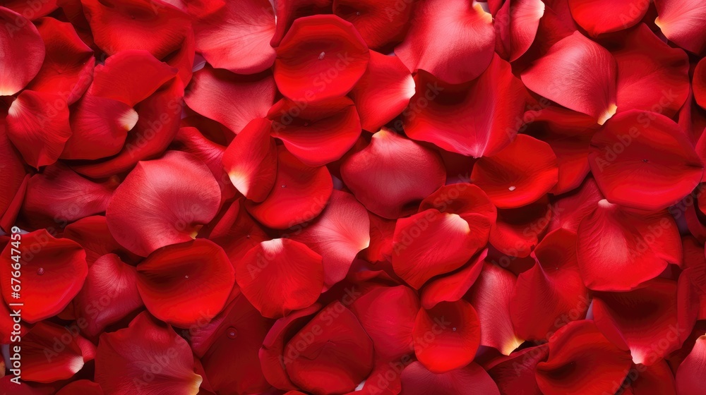 Beautiful red rose petals as background, top view Beautiful red rose petals as background, top view