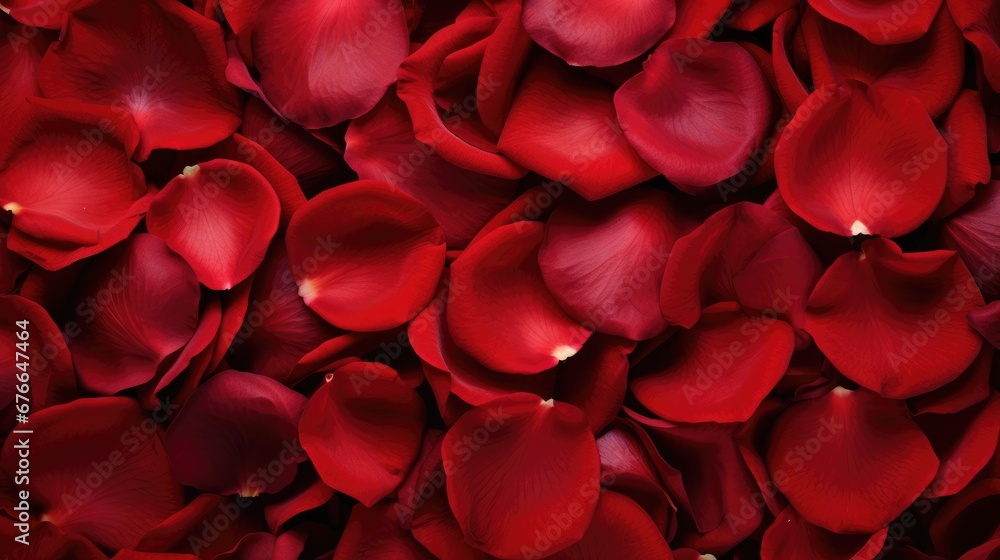 Beautiful red rose petals as background, top view Beautiful red rose petals as background, top view