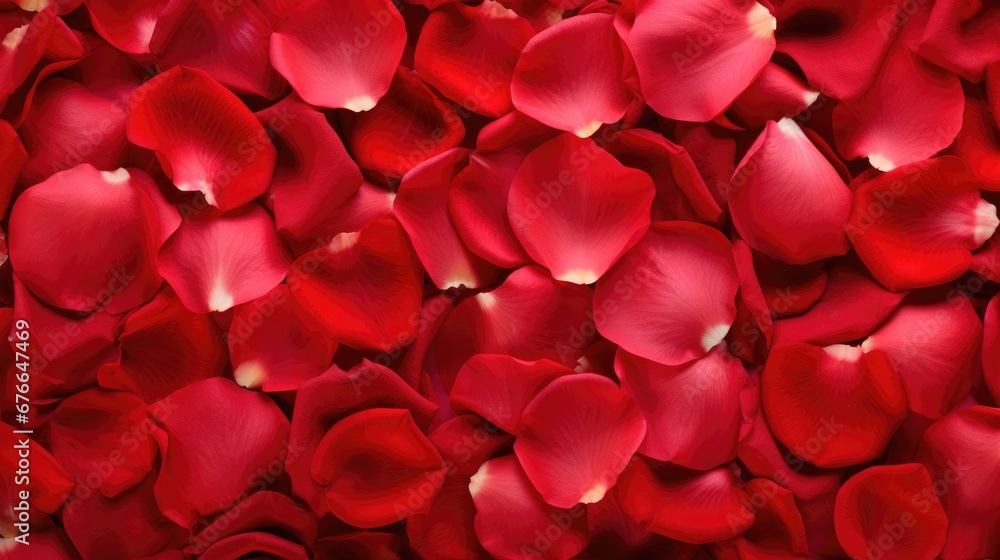 Beautiful red rose petals as background, top view Beautiful red rose petals as background, top view