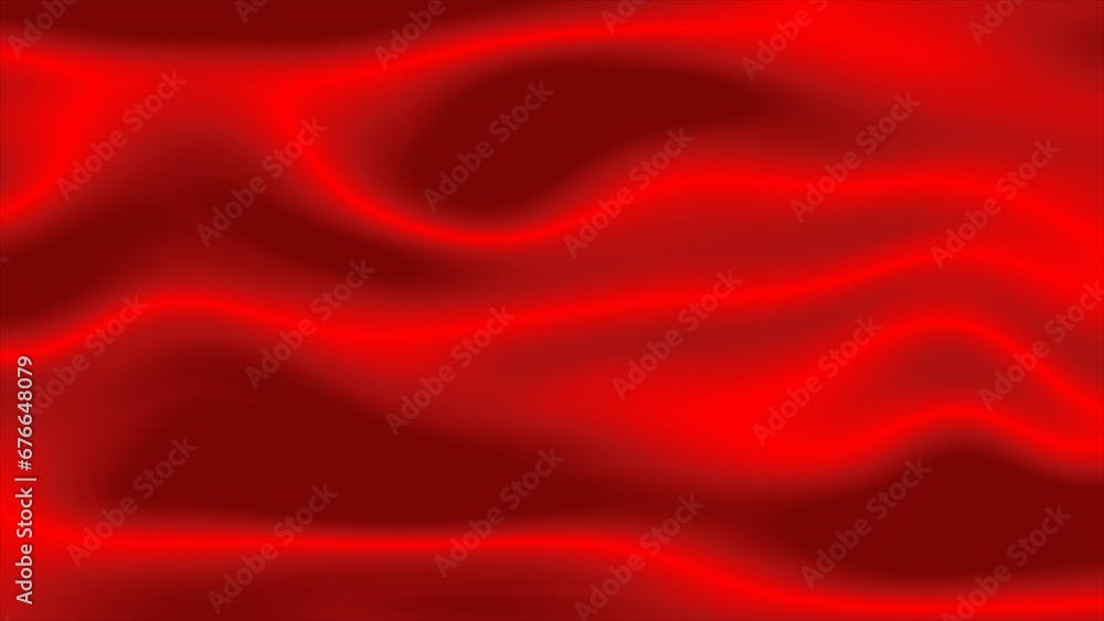 abstract satin cloth waving background. red satin fabric as background. Fabric texture background. red silk fabric design element, 3d rendering silk cloth material flying in the wind.