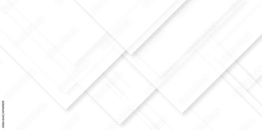 Abstract minimal geometric white and gray light background design. white transparent material in triangle diamond and squares shapes in random geometric pattern. Abstract minimal geometric white and gray light background design. white transparent material in triangle diamond and squares shapes in random geometric pattern.