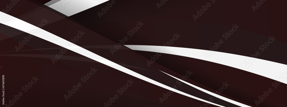 Abstract dark chocolate white banner background with abstract diagonal stripes. Abstract dark chocolate white banner background with abstract diagonal stripes.