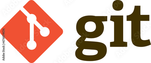Git Logo: A Symbol of Collaboration and Version Control photo