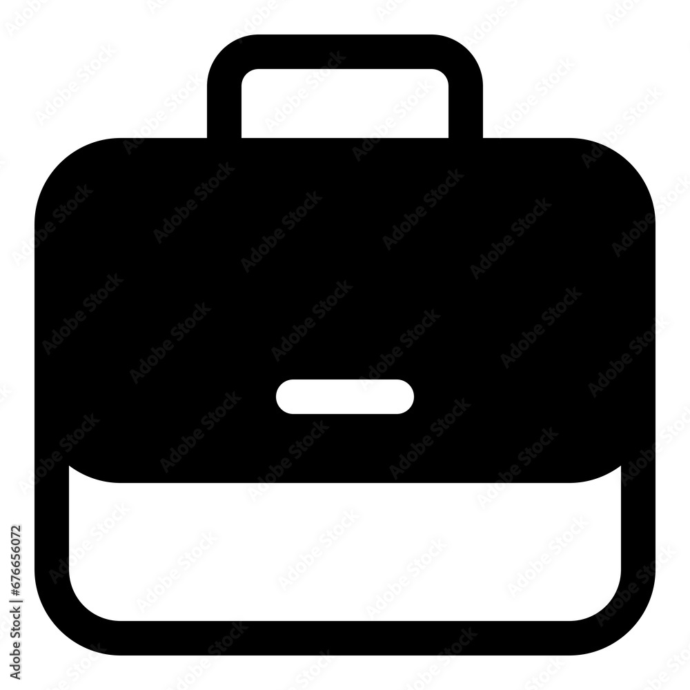 Briefcase suitcase bag luggage office business icon Briefcase suitcase bag luggage office business icon