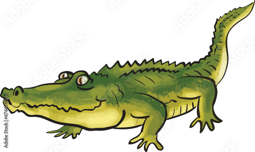 The cartoon crocodile © BharathKumar